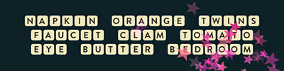  Napkin Orange Twins Faucet Clam Tomato Eye Butter Bedroom 